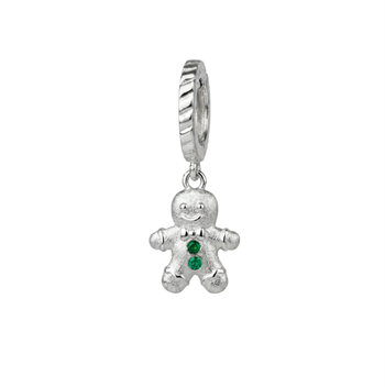 Ginger Bread charm 6 mm sølv , fra Christina Jewelry & Watches